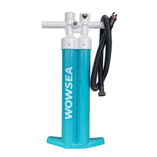 WOWSEA マニュアルエアーポンプ ダブルアクション 空気入れ&空気抜き 両対応 28psi インフレータブルSUP用 空気入れ (Blue-2)｜HiT Creations