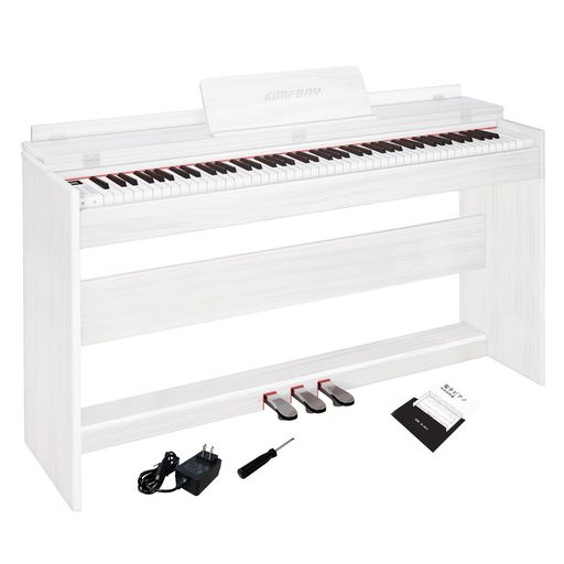 KIMFBAY電子ピアノ88鍵盤ハンマーアクション鍵盤木製ピアノアップライトピアノDigitalPiano人気88鍵ペダル付き電子ピアノ初心者MIDI対応