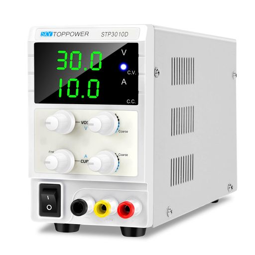 安定化電源可変直流電源0-30V0-10Aスイッチング電源自動切替複数の保護低雑音修理用実験室用研究テスト用PSU調整されたラボタイプのCC/CVDC電源電気制御機器