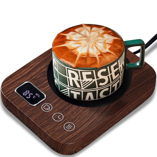 【ずっと温かい】カップウォーマーコーヒーウォーマー重力センサーカップヒーター保温コースターコーヒーカップウォーマー温度調節最大85°Cタイマーマグカップウォーマー卓上デスク…
