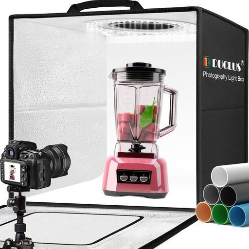 DUCLUS 50cm 撮影ボックス 折りたたみ式 撮影ブース ジュエリー フィギュア 化粧品 小物 商品 撮影box メルカリ出品 物撮り用|HiT Creations