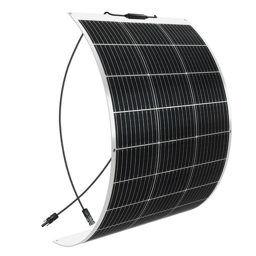 XINPUGUANG ソーラーパネル 100W 12V 単結晶 フレキシブル 柔軟 極薄 軽量 高転換率 太陽光パネル 携帯便利 RV キャンピングカー 船舶 テント アウトドア 住宅 防災などに活躍 (白)｜HiT Creations
