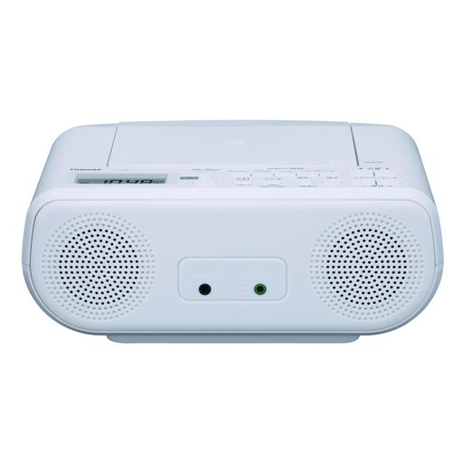 TOSHIBA(東芝) CDラジオ受信機 TY-C160(W) 言語学学びとる 軽さ パウダーコンパクト イヤ電話機端子 スリープタイマー