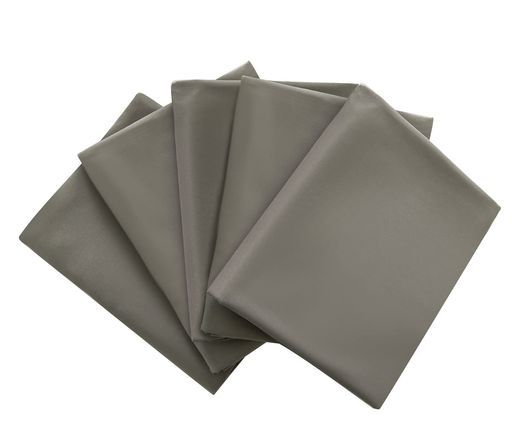 敷きシーツフラットシーツシングルグレー(150x250cm)業務用ベッドシーツ5枚組マットレスカバーアッパーシーツ