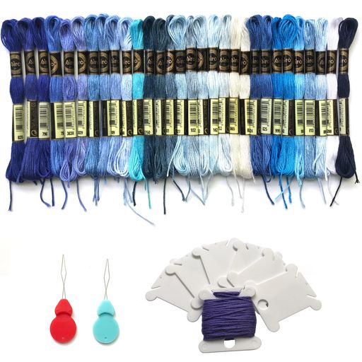 楽天市場】刺繍糸 セット 刺しゅう糸 ミサンガ 初心者 クロスステッチ