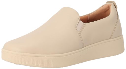 [フィットフロップ]RALLYLEATHERSLIP-ONSKATESNEAKERSクッション性衝撃吸収体圧分散
