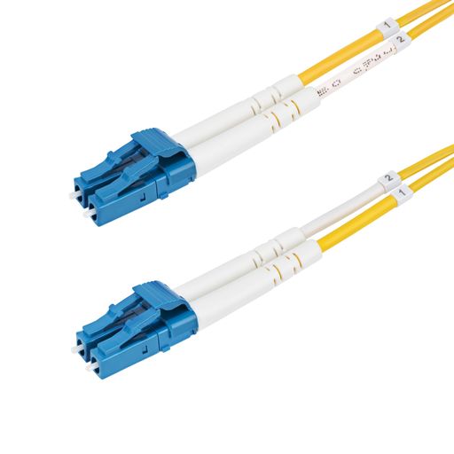 StarTech.com グラスファイバー 有線テレビ/os2 シングル流行り物/40m/LC-LC/UPC/9/125/2芯/デュプレックス/100Gb/LSZH/アクア/オプティカルケーブル SMDOS2LCLC40M
