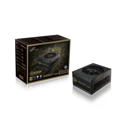 FSP80PLUSGOLD認証取得・フルモジュラー式採用ATX3.1規格PCIe5.0対応850W電源・SFXフォームファクター[DAGGERPRO850WATX3.1(PCIe5.0)]