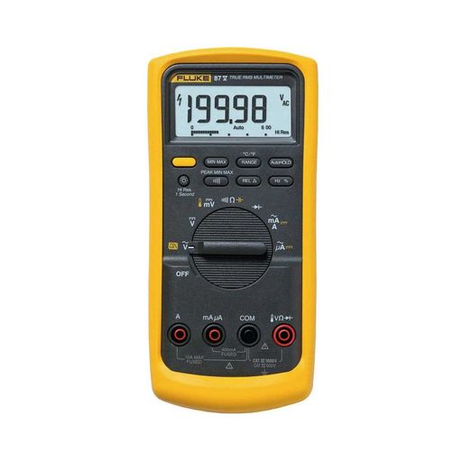 FLUKE(フルーク)デジタルマルチメーター真の効き目値TrueRMS高慥かさ労働者階級操作手順デジタルテスターデジタルマルチメーター起電力電流計持ちこたえる価値づける87V(87-5)