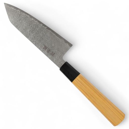 匠美風江戸研ぎダマスカス鋼切付三徳包丁180mm八角ヒノキ包丁日本製PNO.329579