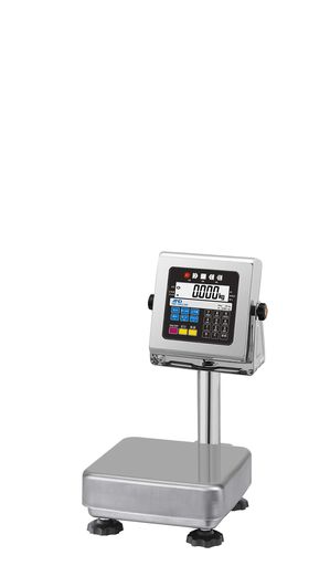 A&D防塵・防水デジタル台はかりHW-10KCWPはるかに小さいひょう量:10kg最小表示:0.001g皿寸法250x250mm検定無はるかに大きい※計量法準拠製品