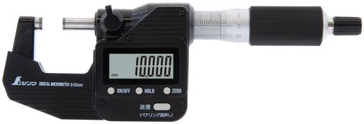 シンワ測定(ShinwaSokutei)デジタルミクロメーター0~25粍防塵雨合羽資料遷らす役立つこと付19825