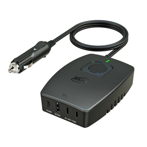 BAL(大橋産業)自動車用12ボルト(DC)インバーターカーコンセント120ワットPD30ワット2830