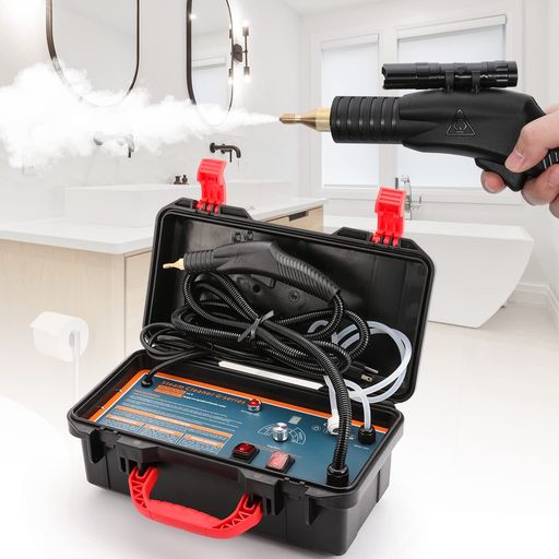 Hapyvergo スチームクリーナー 業務用 高温蒸気洗浄機 エアコン掃除用 スチーム/温水/冷水噴射 高圧洗浄機 長時間連続作動 100°C高温除菌 自吸式 キッチン/レンジフード/車/エアコンのお掃除…|HiT Creations