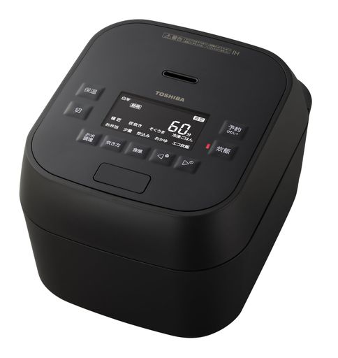 TOSHIBA(東芝)炊飯器炎匠炊き5.5合RC-10MGW(K)グランブラック真空圧力IHricecooker日本製大火力早炊き真空保温白米40時間お手入れ簡単