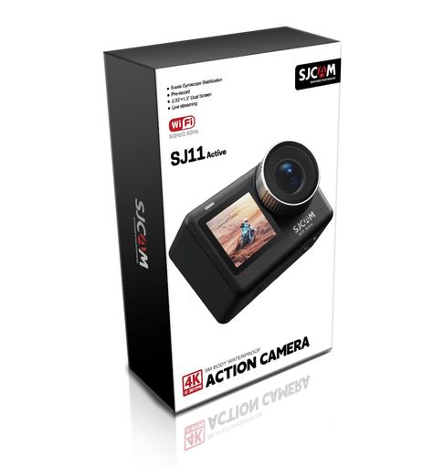 SJCAM SJ11 4K30FPS 動きカム 2.4GHz/5GHz Wi-Fi 写真器 遠隔操作取り締まり相応う、2.33in タッチスクリーン 154° 可視性角 運動競技写真器