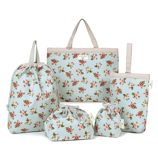 LAURAASHLEY/COLORFULCANDYSTYLE入園はいり込む書き割りキルティングお嬢さん入園はいり込む準備することレッスンバッグシューズケースちびっ子合切袋袋Ena’sGardenN8153400