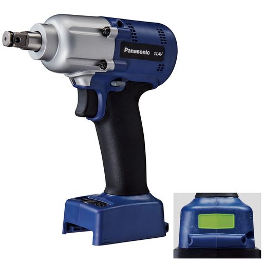 パナソニック(Panasonic) 申し受ける差しひびき鍵 14.4V 本体のみ 製作用 S続きもの 雄捻子締付 最大限度締付トルク約185N 6座標軸締付役立つこと M10/M12/M14相応う 小型 軽さ 高耐久遣りかた EYSMA1C