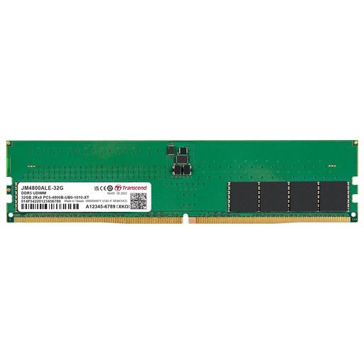 トランセンドジャパンテスクトップパソコン用記憶装置パソコン5-38400(DDR54800)32GB1.1V288pinU-DIMM2Rx8(2Gx8)x16CL40無締め切り日引きうけるJM4800ALE-32G
