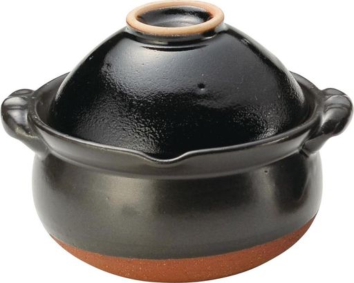 三陶万古焼機能土鍋天目15559碗付雑炊鍋