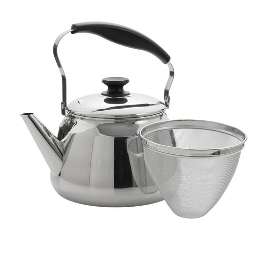 パール金属広口ケトル5.0L茶こしアミ付ケットルやかんステンレス製IH対応フレッティネオHC-1163