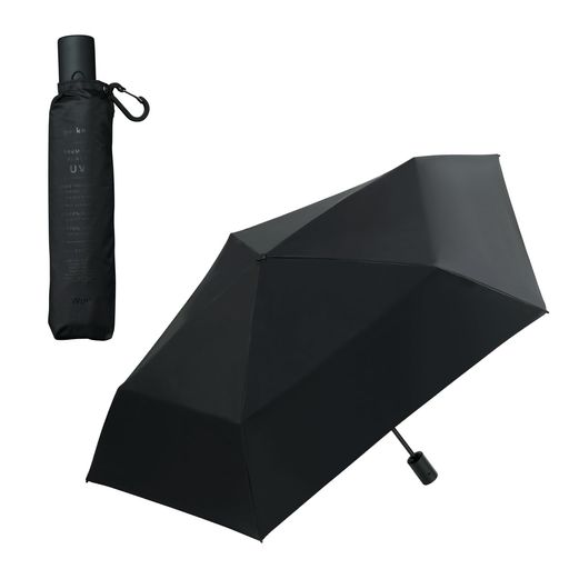 Wpc.go-koh遮光コンパクト自動開閉ブラック折りたたみ傘日傘軽量自動開閉はるかに小さい遮光率100%/UVカット率100%/UPF50+/遮熱/晴雨兼用はるかに大きいメンズ男性レディース通勤通学ワンタッ…