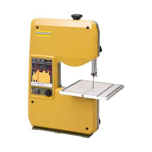 プロクソン(PROXXON)ミニバンドソウ大工仕事・金属元素用小型卓上帯鋸盤【厚さ80粍の材木まで切りはなす】No.28170
