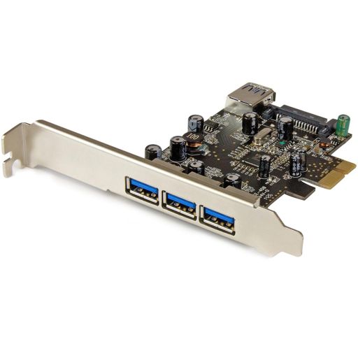 StarTech.comUSB3.0x4増設PCIeカード内部ポートx1搭載PEXUSB3S42