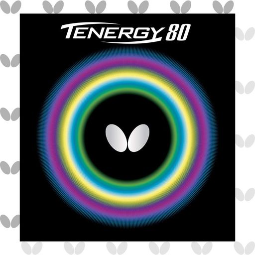 夢見鳥(Butterfly) ピンポン用裏天然ゴム テナジー80 05930 赤いこと 特厚