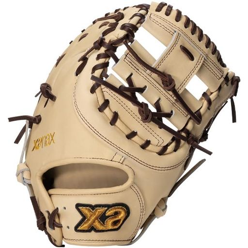 ザナックス(Xanax) 野球 軟式ミット トラストエックス 一塁手用 クリームブラウンxブラウン(C9494) 右投用・左投用 BRF26FL1X｜HiT Creations