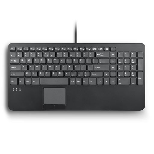 PerixxPERIBOARD-534USタッチパッド積み上げる有線コンパクトキーボードパンタグラフキー