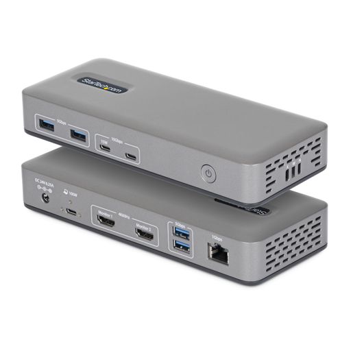 StarTech USB-Cドッキングステーション 2画面 4K60Hz HDMI 100W USBハブ LAN Windows用 196N-USBC-DOCK｜HiT Creations