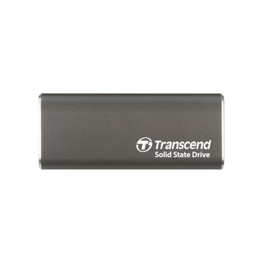 トランセンドポータブルSSD500GB高速道路USB10Gbps最大限度1050MB/s小型軽銀筐体軽さ31gType-C【iPhone15\u002616動くこと突きとめる済み】TS500GESD265C