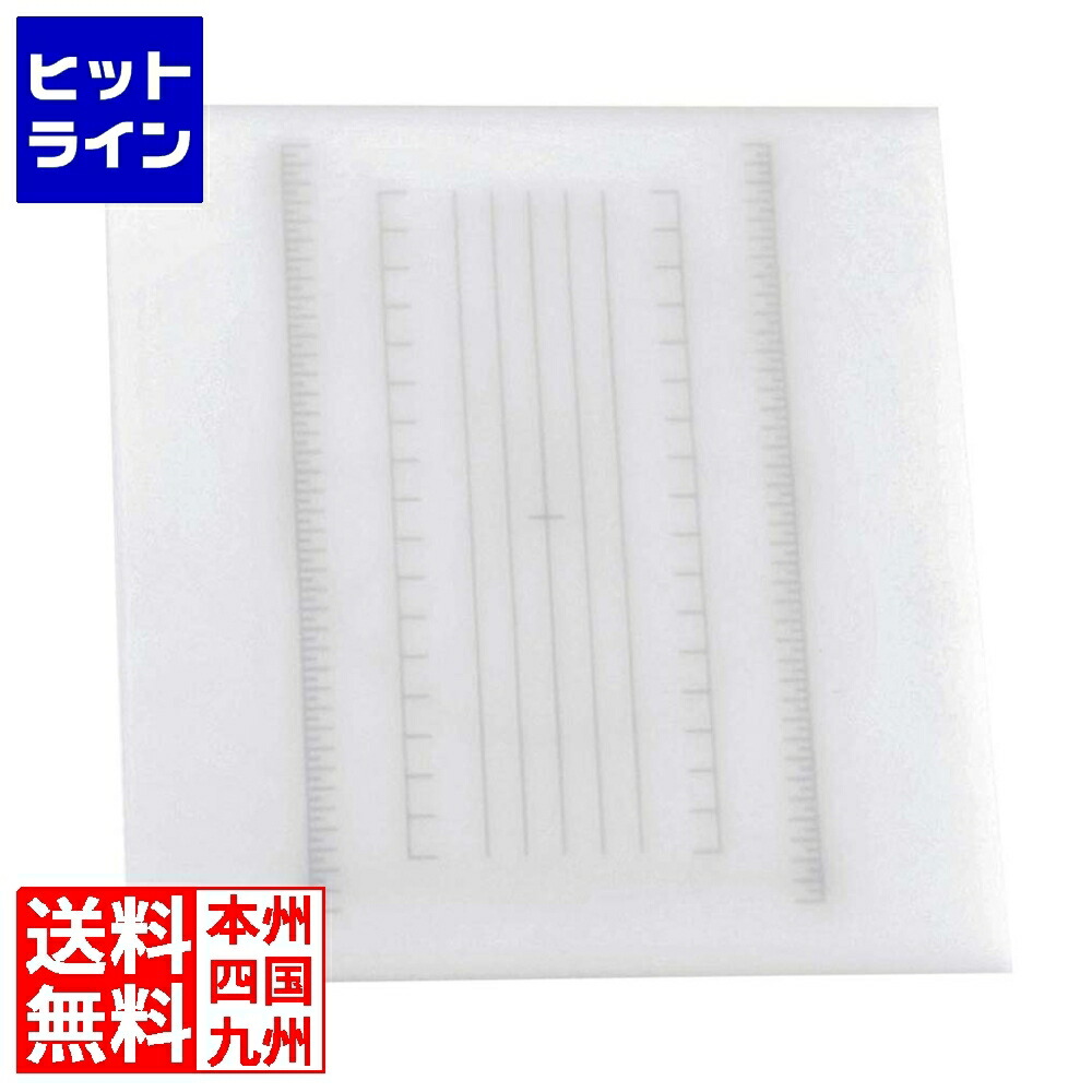 山県舎密学 膳立て用 目盛入り口・入口まな板 大 450×450 2934430