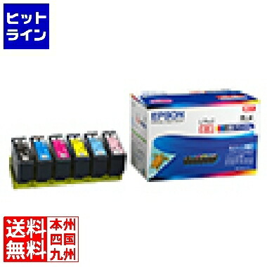 【百貨店SALE】06/11 AM1:59まで エプソン カラリオプリンター用 インキ薬莢/カメ(引き上げ6色容器に並べる) KAM-6CL-L