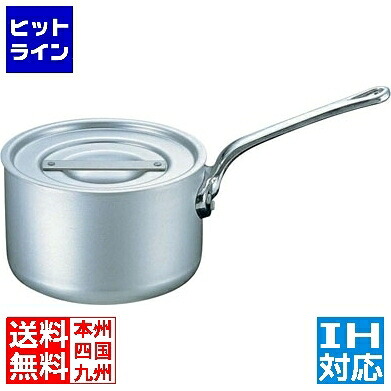 【お買い物マラソン】4/10 AM1:59まで イケダ エコクリーン アルミ エレテック片手鍋 21cm ※ IH対応 IH (100V/200V)とガス火対応 AEK6802