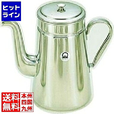 要エントリ【06/05  24第四次元押さえる当選確からしさ2分の1！1等最大限度100%尖んがりうしろ側】  テイケイジイ SA18-8コーヒーポット #18 ツル首(電磁膳立て腕っ扱き) FKC02001