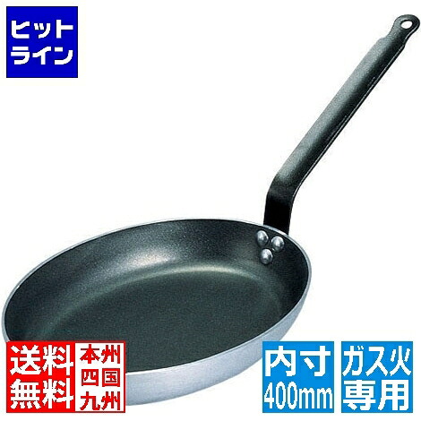 デバイヤー アルミノンスティック オーバルフライパン 8181-40 40糎デバイヤ お役目用 ※ 屁っ放り火専用 AHLA9040