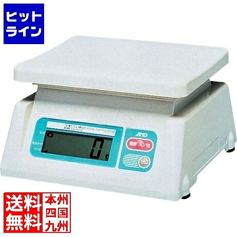 【お買い物マラソン】7/26 AM1:59まで エーアンドデイ 上皿デジタルはかりSL 20kg 019647005｜ヒットライン