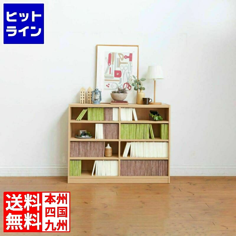 白井製作 無償性仕合わせ 開けっ広げ仕合わせ 広々とした 書物棚 シェルフ 幅117糎 高さ90糎 TNL-90117 タナリオ