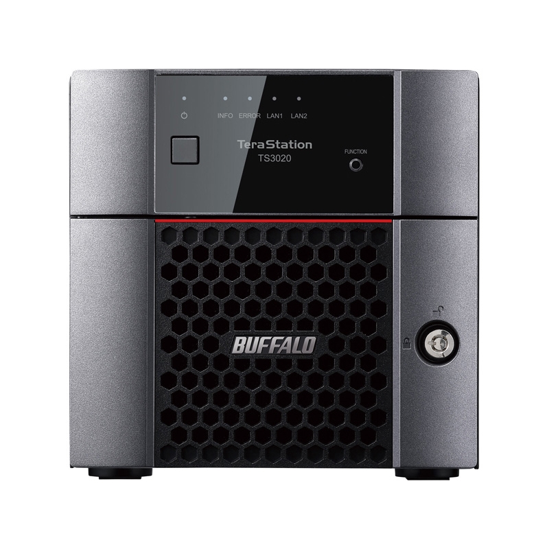 受注生産品 2ベイ デスクトップNAS 2TB バッファロー TS3220DN0202