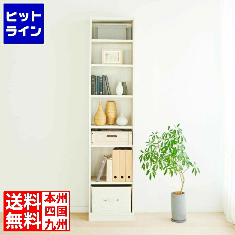 白井産業 フリーラック オープンラック本棚 シェルフ 大型 全棚可動 幅44cm 高さ198cm TNL-19844 タナリオ