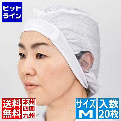 要エントリ【04/20 24時間限定当選確率2分の1！1等最大100%ポイントバック】　 日本メディカルプロダクツ エレクトネット帽(20枚入)EL-450 M ホワイト