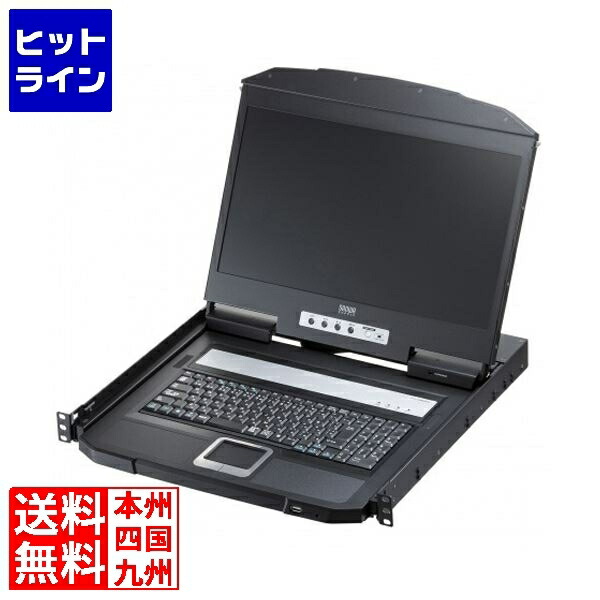 サンワサプライ USB/VGA相応う 横すべりLCDコンソールドロワー SW-KVMVDR