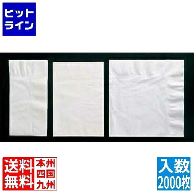 江部松 紙製 テーブルナフキン 2層式P-U 八ツ折(2000枚入)｜ヒットライン