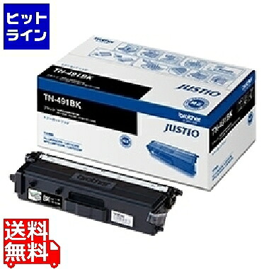 【お買い物マラソン】4/10 AM1:59まで ブラザー工業 トナーカートリッジ ブラック TN-491BK 7,358円