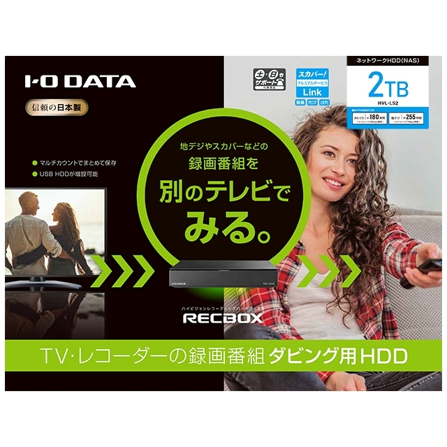 クリアランス スマホ レコーディング RECBOX I・O ハイビジョン DATA