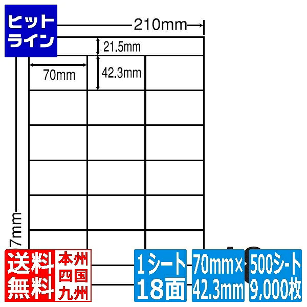 ナナ下げ札 ナナ言葉 70mm×42.3粍 A4版 210mm×297粍 500居敷き(100居敷き×5) NEB210F