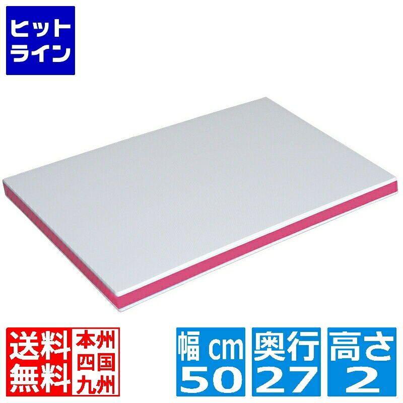 三洋化成 ポリエチレン抗菌色つやまな板 CKP-20SS(500×270×20)サクラ色