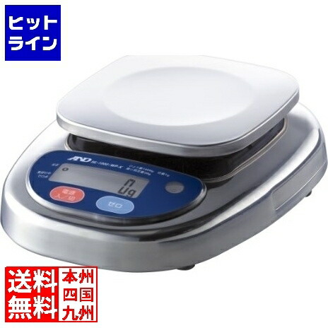 要エントリ【04/20 24時間限定当選確率2分の1!1等最大100%ポイントバック】 エーアンドデイ A&D 防水・防塵デジタルスケール HL-1000iWP-K BHKA501